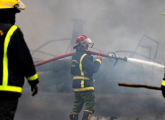 Reportan incendio forestal sin control en Cuba