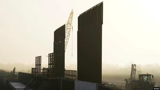 Muro construcción México