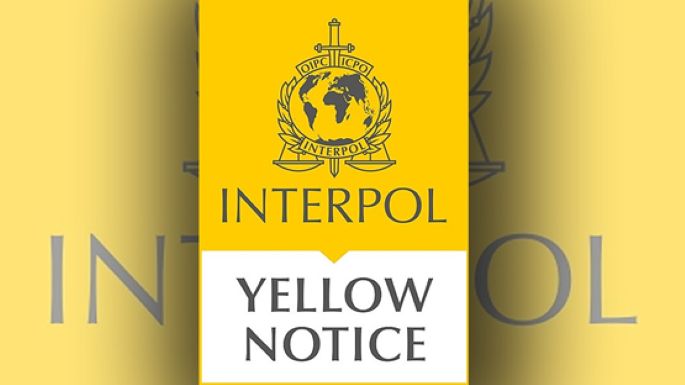 Alerta Amarilla Interpol A