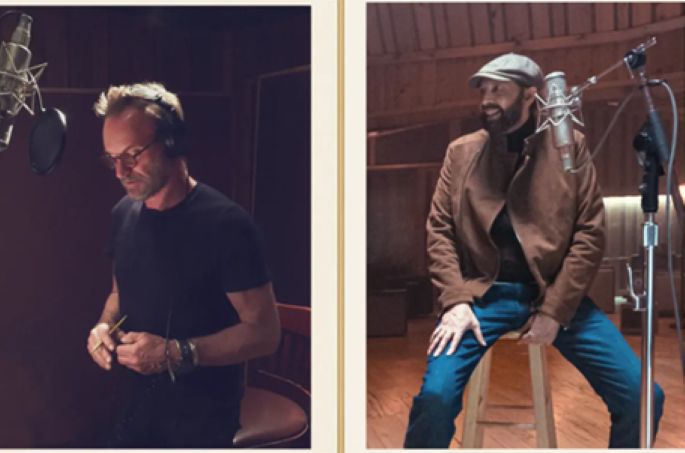 Sting y Juan Luis AA