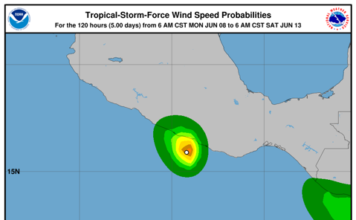 NHC: Se forma tormenta tropical Boris en el Pacífico