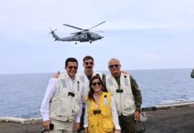 EEUU y RD Ratifican sólidos vínculos en visita al USS Nimitz