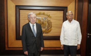 Guterres agradece a RD sus «esfuerzos» por estabilizar Haití