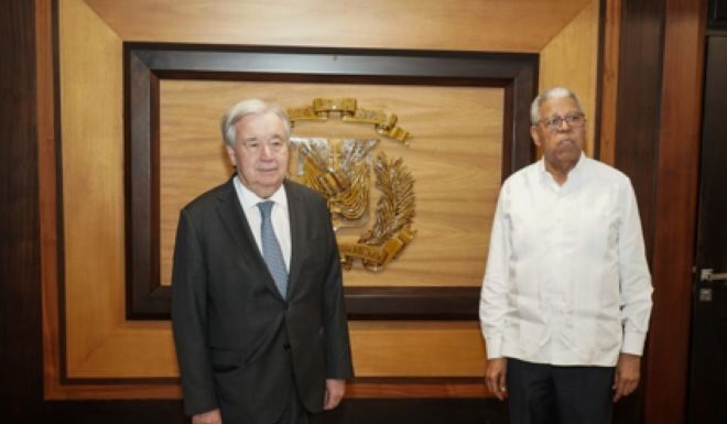 Guterres agradece a RD sus «esfuerzos» por estabilizar Haití