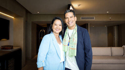 Cala Enterprises Corporation-Keiko Fujimori e Ismael Cala-Photo
