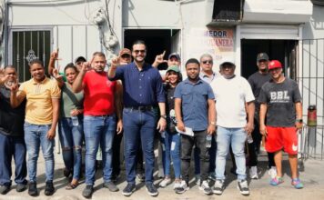 Rafael Paz encabeza jornada trabajo territorial y fortalece crecimiento FP en Distrito Nacional