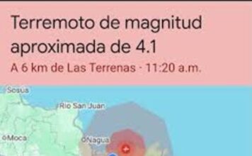 RD: Se registran dos sismos cerca de Las Terrenas